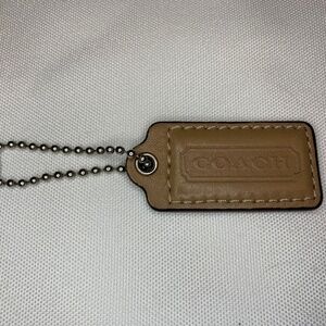 Med. Coach Hang Tag 2” Tan!